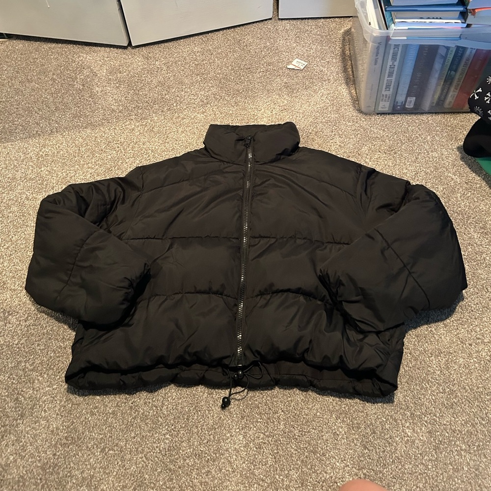 ZARA BLACK PUFFER